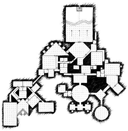 Another one-hour dungeon map