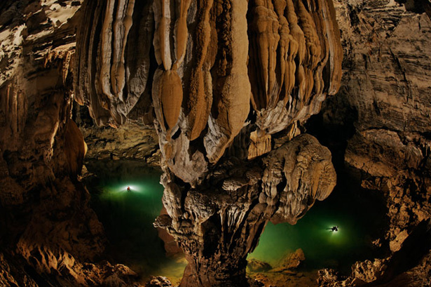 Huge cave